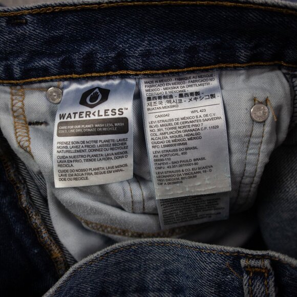 Levi's 516 Slim Straight Denim Jeans 31x30 - Picture 7 of 8